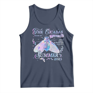The Cicadas Brood XIV Reunion Tour Summer 2025 Tank Top Live In Concert For The First Time Since 1634 TS11 Navy Print Your Wear
