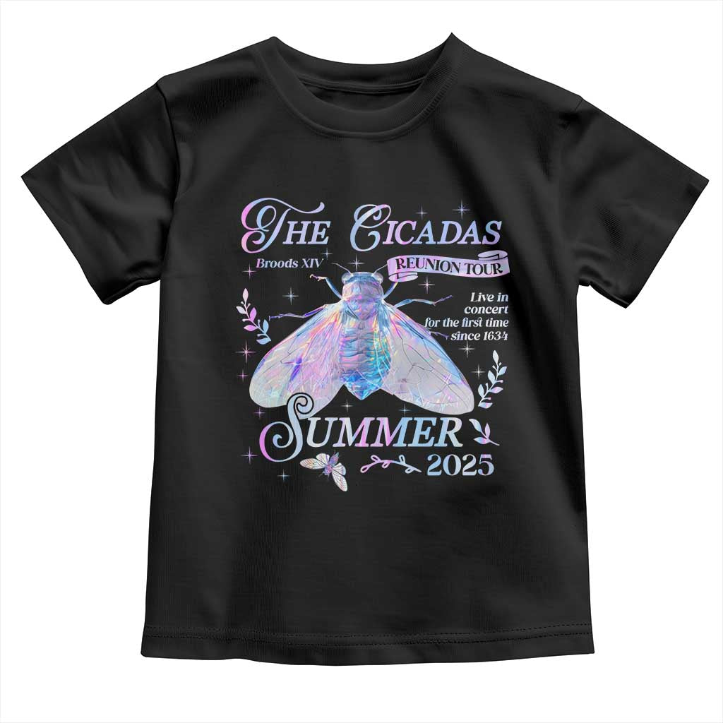 The Cicadas Brood XIV Reunion Tour Summer 2025 Toddler T Shirt Live In Concert For The First Time Since 1634 TS11 Black Print Your Wear