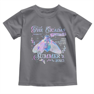 The Cicadas Brood XIV Reunion Tour Summer 2025 Toddler T Shirt Live In Concert For The First Time Since 1634 TS11 Charcoal Print Your Wear