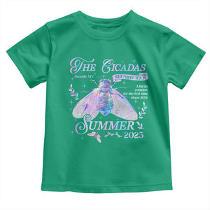 The Cicadas Brood XIV Reunion Tour Summer 2025 Toddler T Shirt Live In Concert For The First Time Since 1634 TS11 Irish Green Print Your Wear