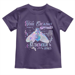 The Cicadas Brood XIV Reunion Tour Summer 2025 Toddler T Shirt Live In Concert For The First Time Since 1634 TS11 Purple Print Your Wear