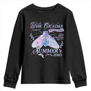 The Cicadas Brood XIV Reunion Tour Summer 2025 Youth Sweatshirt Live In Concert For The First Time Since 1634 TS11 Black Print Your Wear