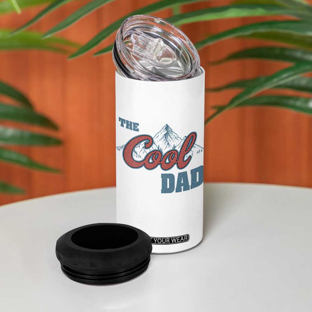 The Cool Dad 4 in 1 Can Cooler Tumbler Fathers Day Gifts TS10 Print Your Wear