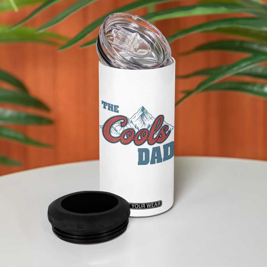 The Cool Dad 4 in 1 Can Cooler Tumbler Fathers Day Gifts TS10 Print Your Wear
