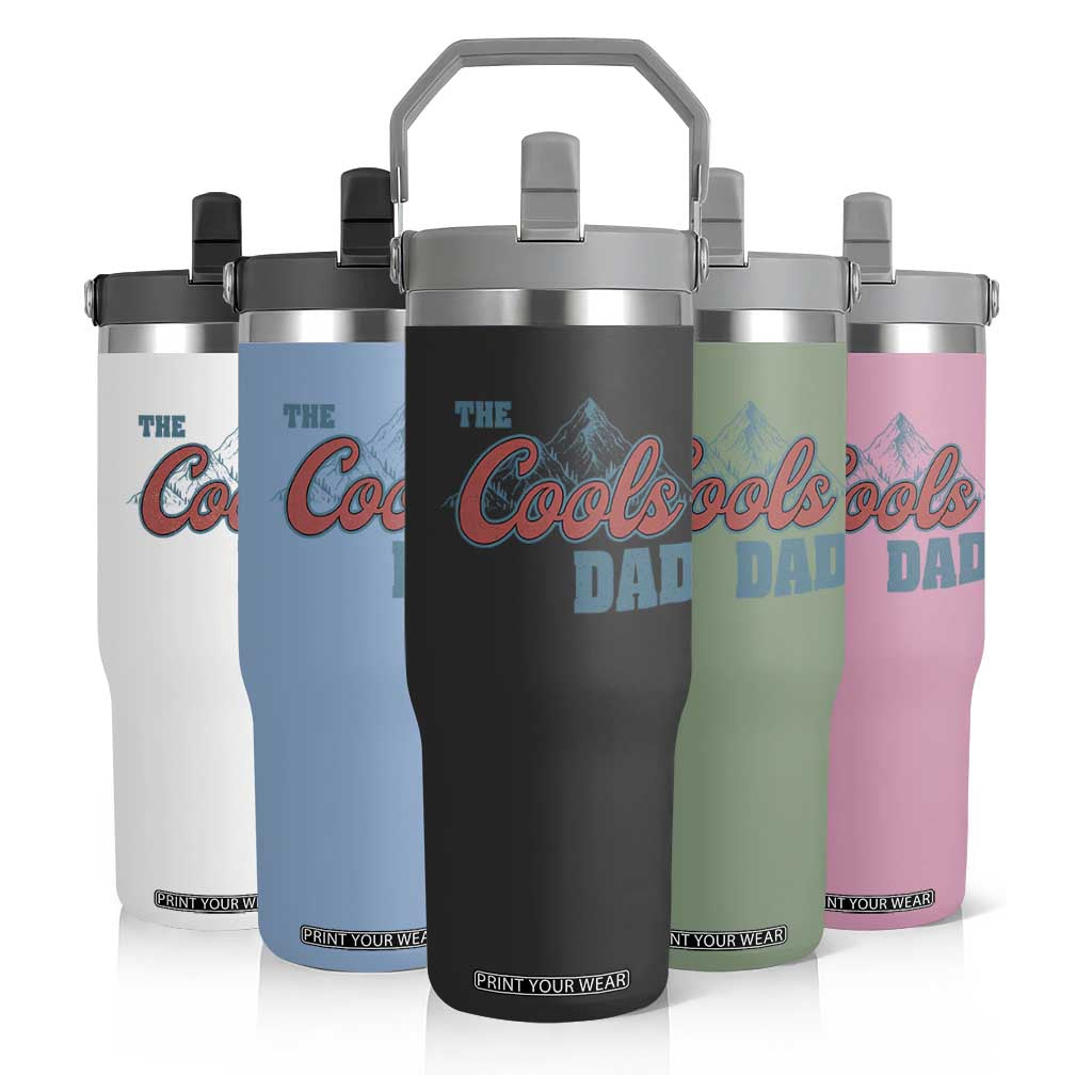 The Cool Dad Flip Straw Tumbler Fathers Day Gifts TS10 Print Your Wear
