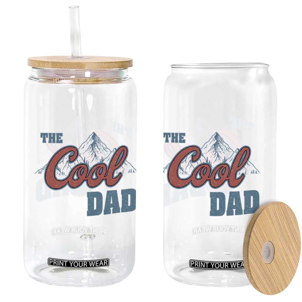The Cool Dad Glass Can Fathers Day Gifts TS10 Print Your Wear