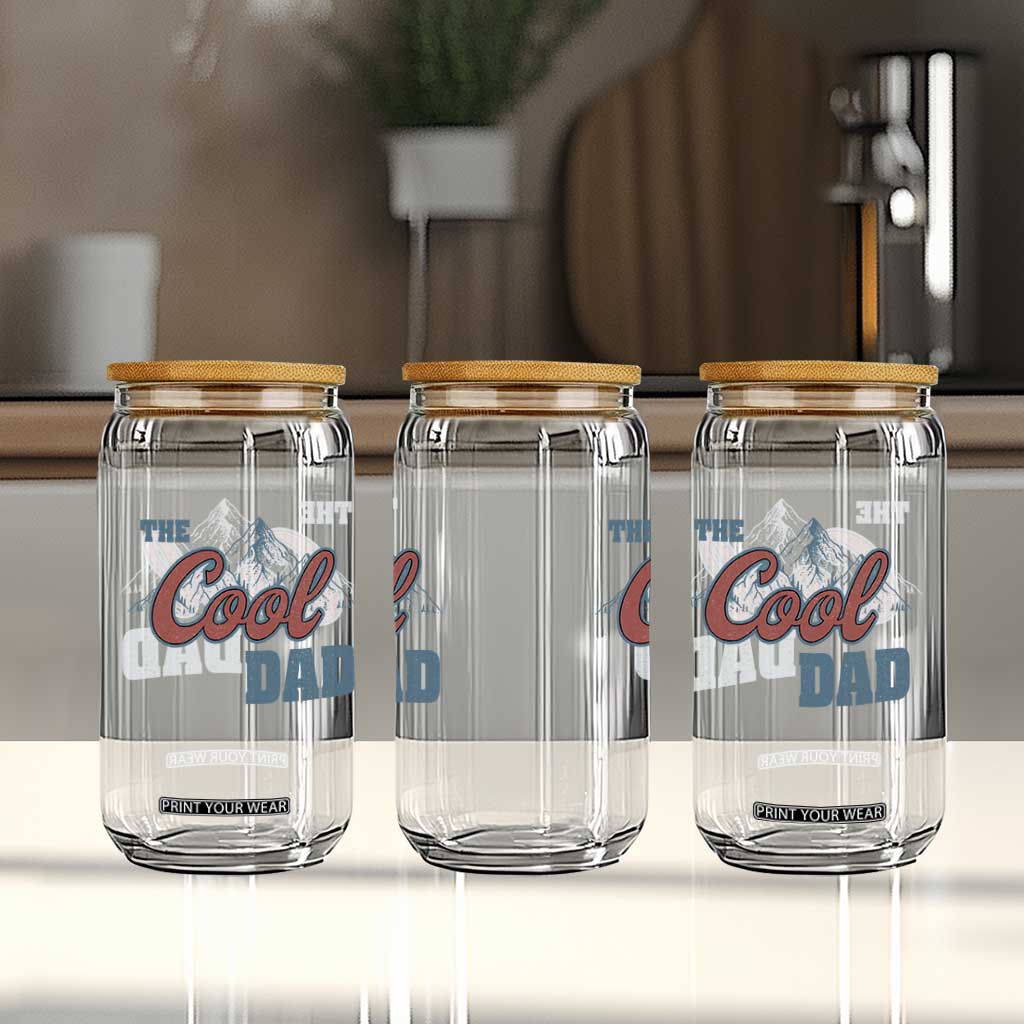 The Cool Dad Glass Can Fathers Day Gifts TS10 Print Your Wear