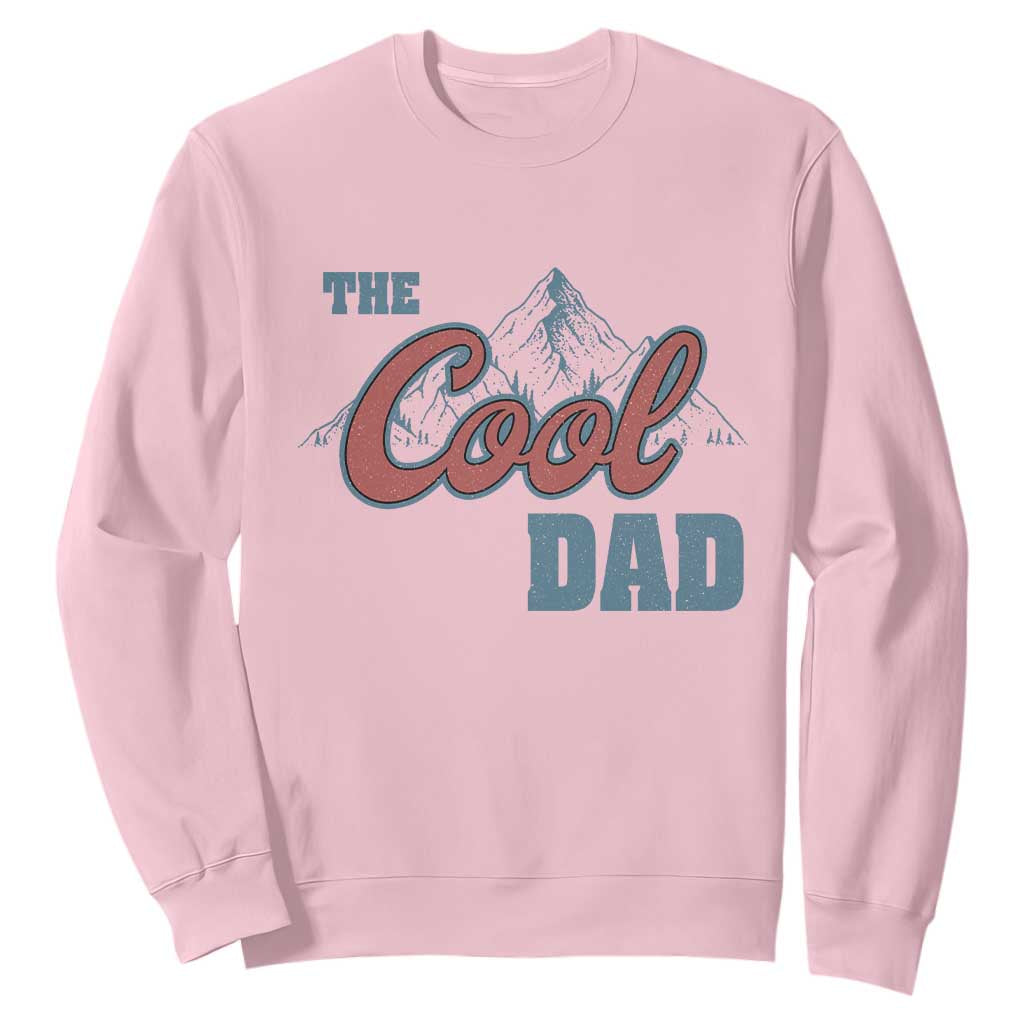 The Cool Dad Sweatshirt Fathers Day Gifts TS10 Light Pink Print Your Wear