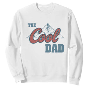 The Cool Dad Sweatshirt Fathers Day Gifts TS10 White Print Your Wear