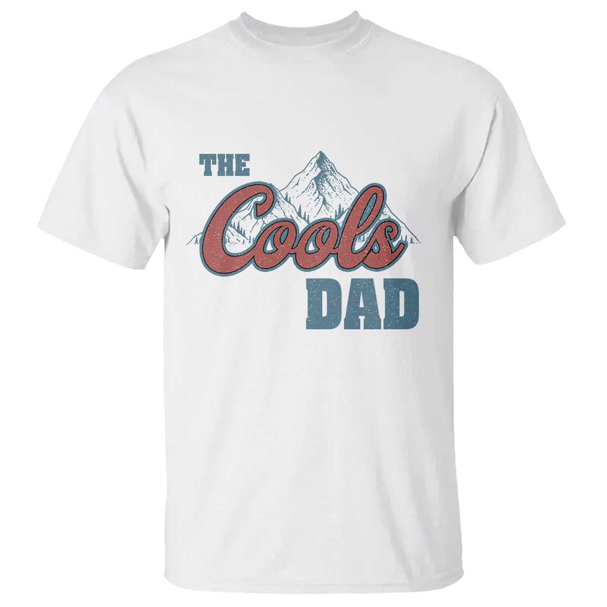The Cool Dad T Shirt Fathers Day Gifts TS10 White Print Your Wear