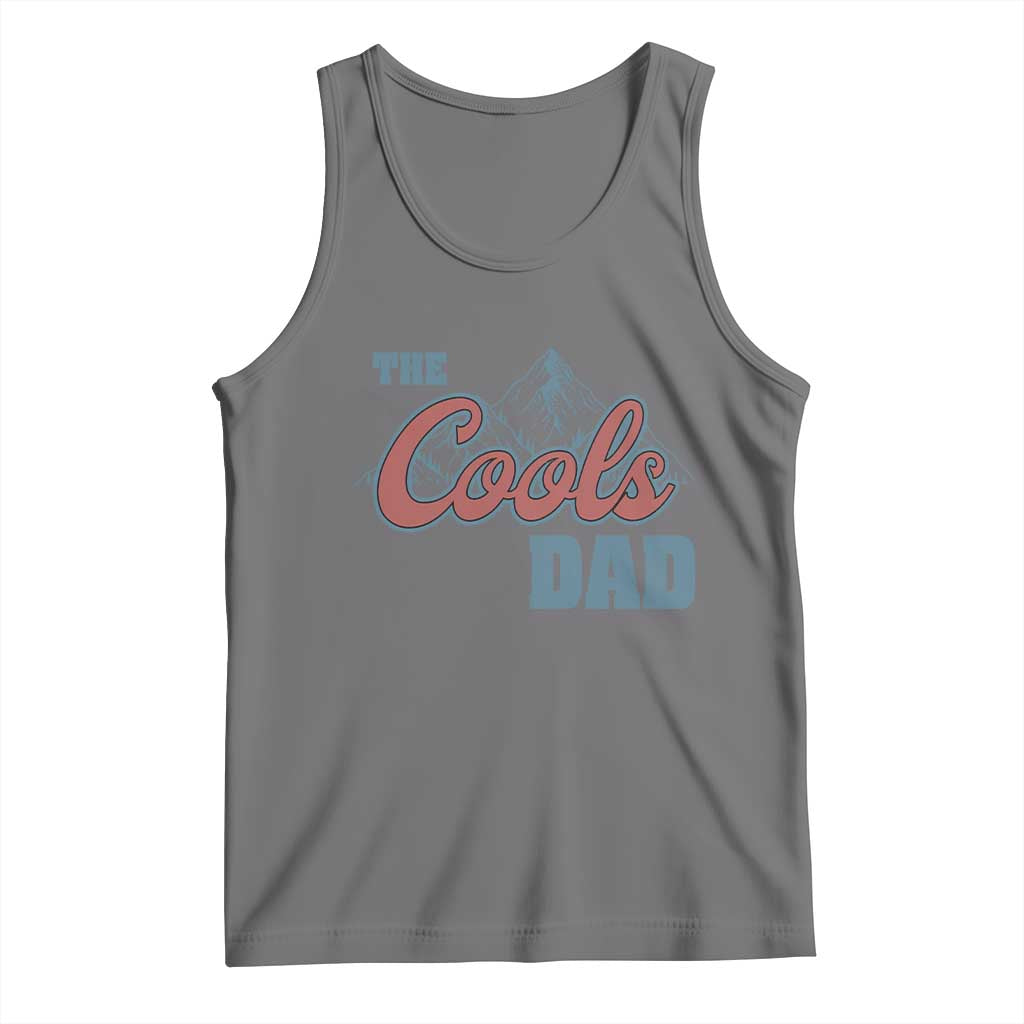 The Cool Dad Tank Top Fathers Day Gifts TS10 Black Heather Print Your Wear