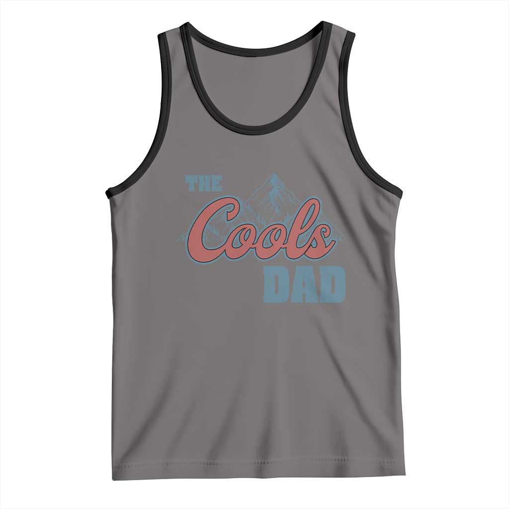 The Cool Dad Tank Top Fathers Day Gifts TS10 Deep Heather Black Print Your Wear