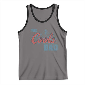 The Cool Dad Tank Top Fathers Day Gifts TS10 Deep Heather Black Print Your Wear