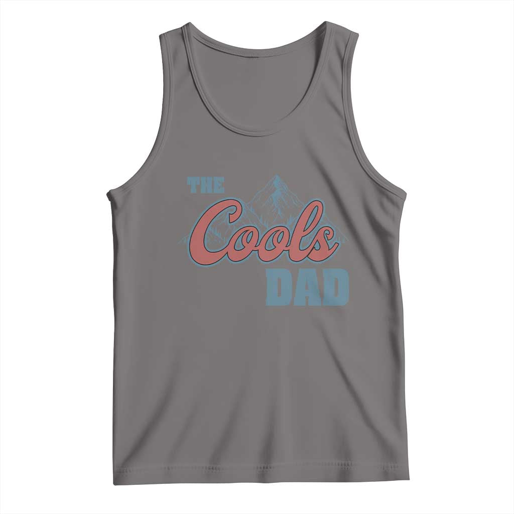 The Cool Dad Tank Top Fathers Day Gifts TS10 Deep Heather Print Your Wear