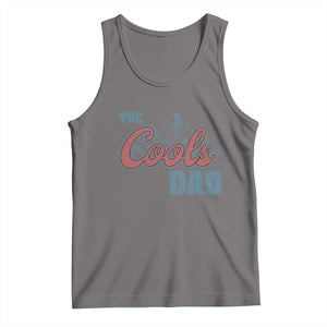 The Cool Dad Tank Top Fathers Day Gifts TS10 Deep Heather Print Your Wear