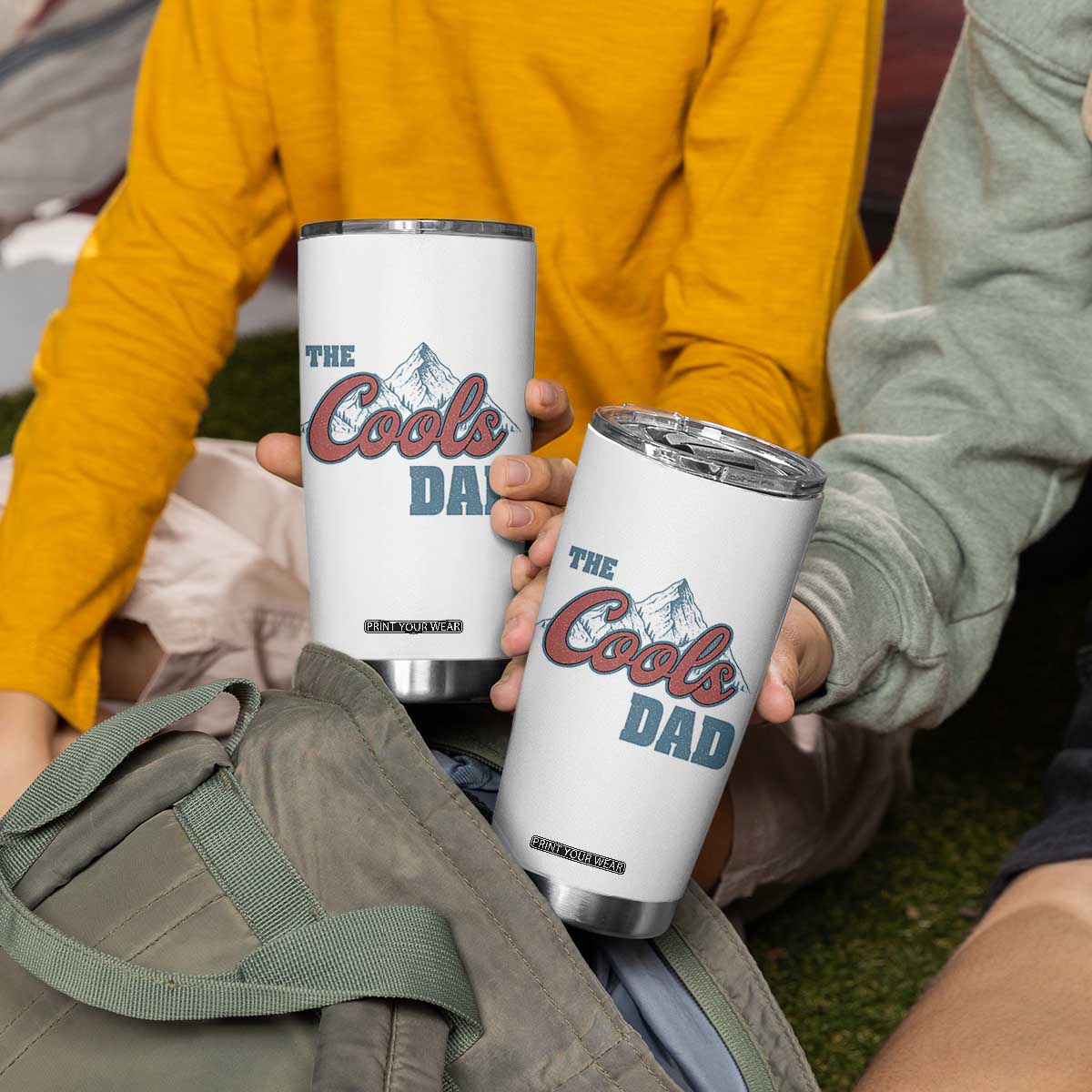 The Cool Dad Tumbler Cup Fathers Day Gifts TS10 Print Your Wear