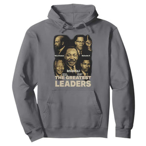 The Greatest Black Leaders Tribute Hoodie Civil Rights Icons Legacy TS02 Charcoal Print Your Wear