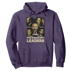 The Greatest Black Leaders Tribute Hoodie Civil Rights Icons Legacy TS02 Purple Print Your Wear