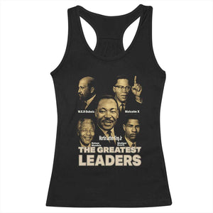 The Greatest Black Leaders Tribute Racerback Tank Top Civil Rights Icons Legacy TS02 Black Print Your Wear