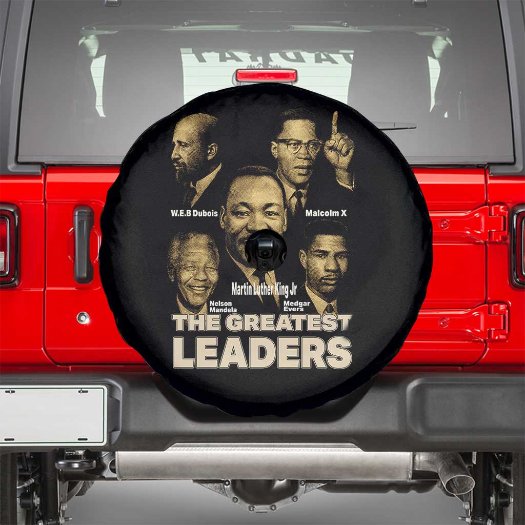 The Greatest Black Leaders Tribute Spare Tire Cover Civil Rights Icons Legacy TS02 Black Print Your Wear