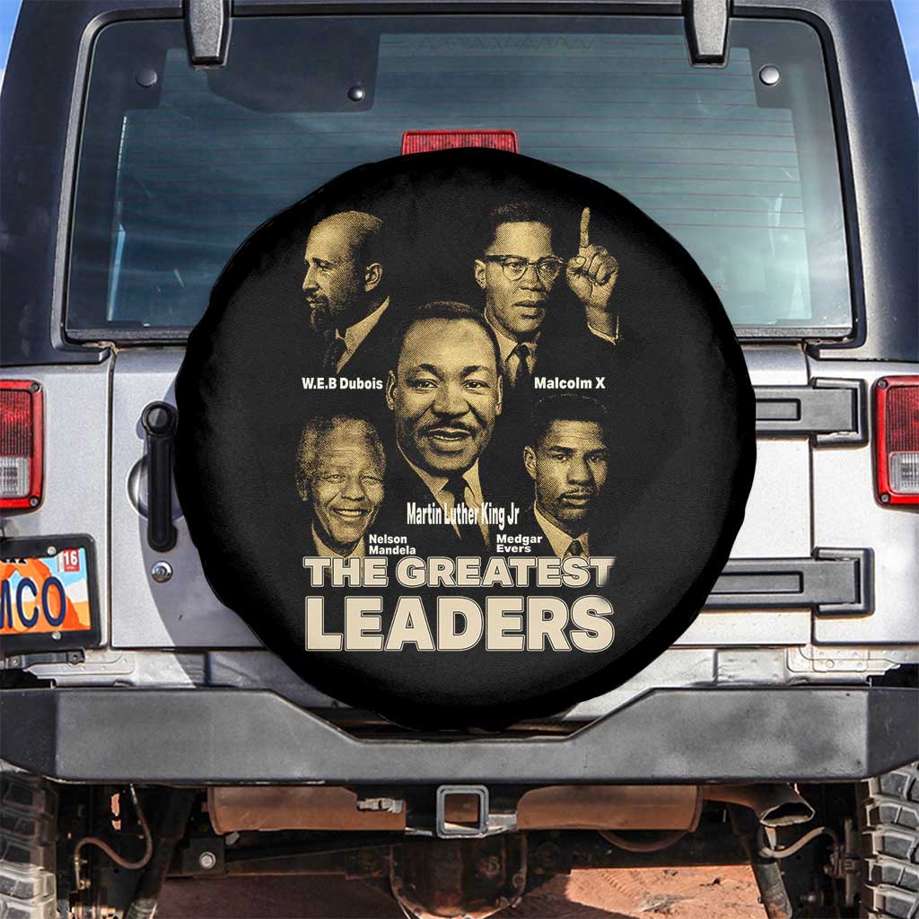 The Greatest Black Leaders Tribute Spare Tire Cover Civil Rights Icons Legacy TS02 No hole Black Print Your Wear