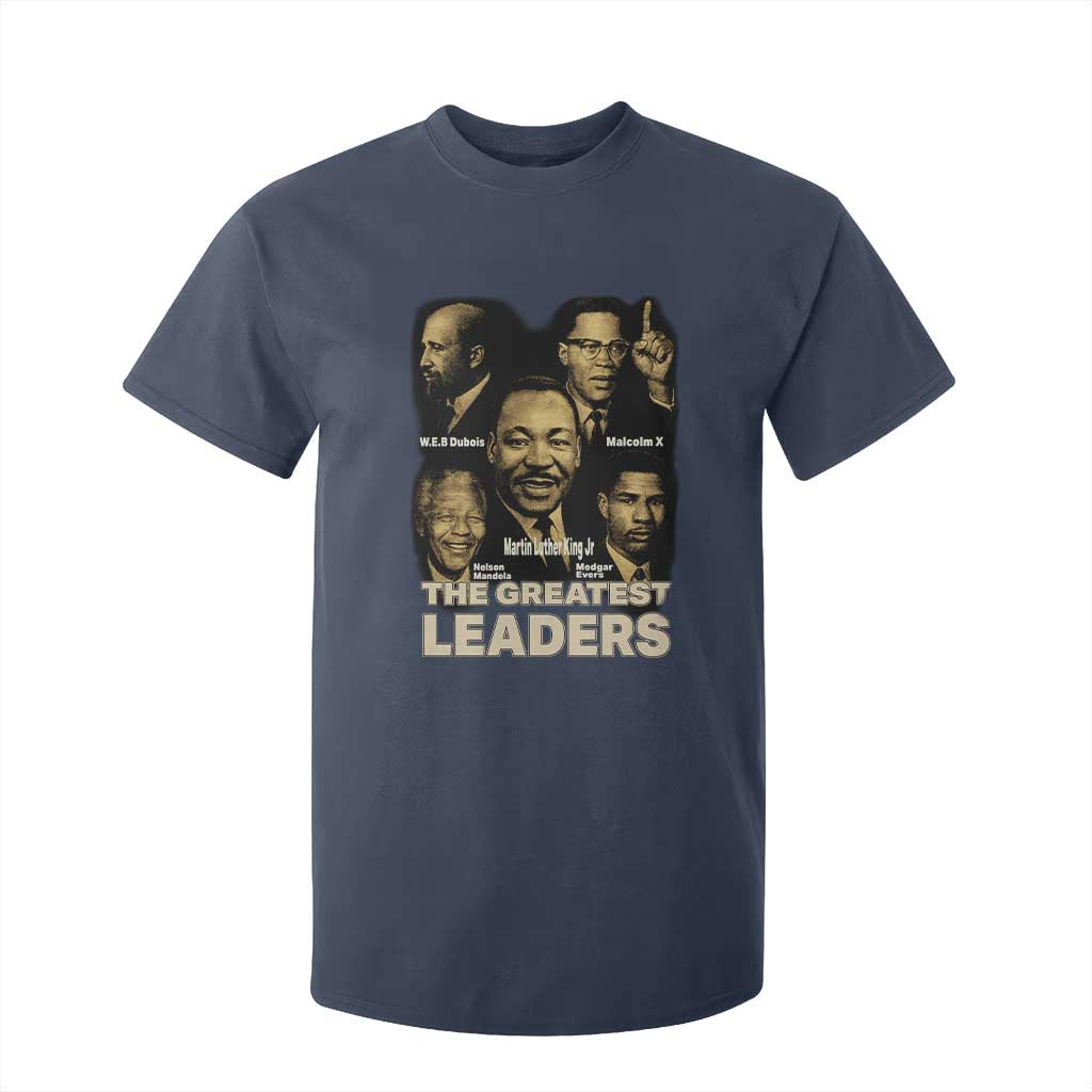 The Greatest Black Leaders Tribute T Shirt For Kid Civil Rights Icons Legacy TS02 Navy Print Your Wear