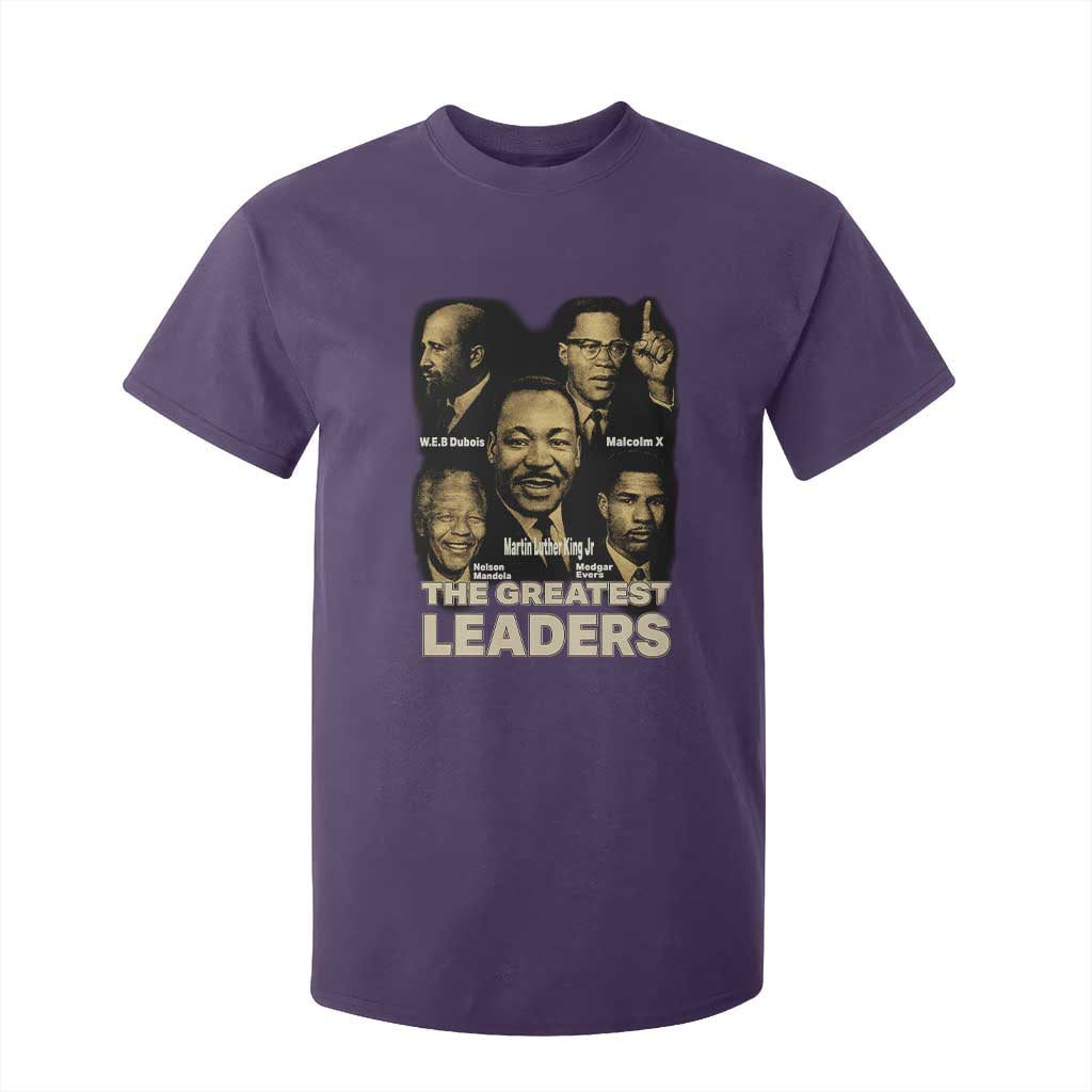 The Greatest Black Leaders Tribute T Shirt For Kid Civil Rights Icons Legacy TS02 Purple Print Your Wear