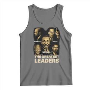 The Greatest Black Leaders Tribute Tank Top Civil Rights Icons Legacy TS02 Black Heather Print Your Wear