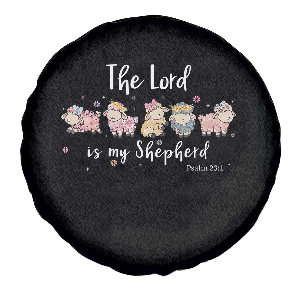 The Lord Is My Shepherd Spare Tire Cover Christian Easter Day Religious Sheep TS11 Print Your Wear