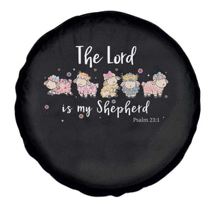 The Lord Is My Shepherd Spare Tire Cover Christian Easter Day Religious Sheep TS11 Print Your Wear