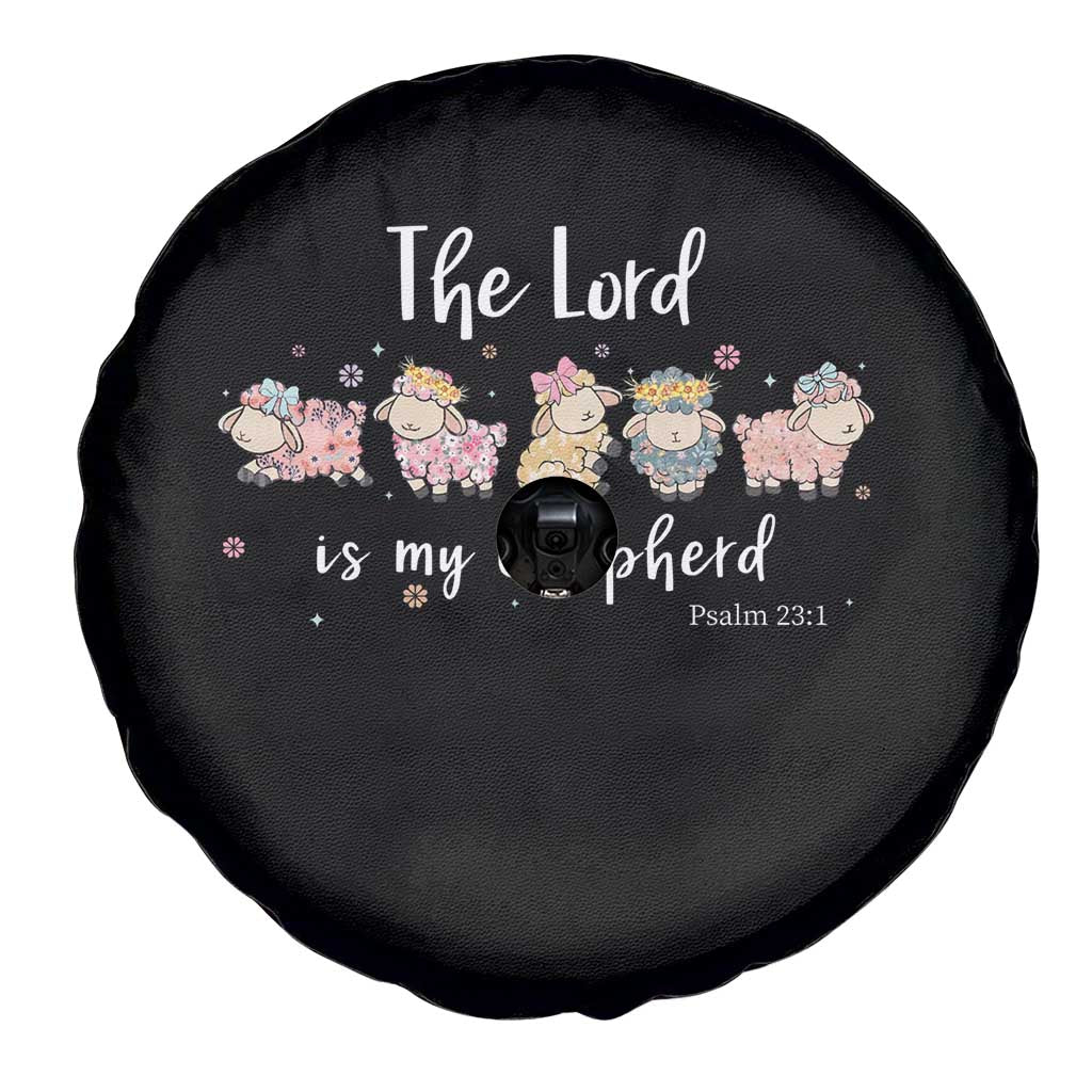 The Lord Is My Shepherd Spare Tire Cover Christian Easter Day Religious Sheep TS11 Print Your Wear
