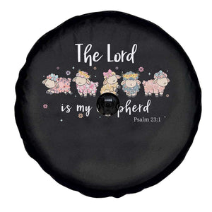 The Lord Is My Shepherd Spare Tire Cover Christian Easter Day Religious Sheep TS11 Print Your Wear
