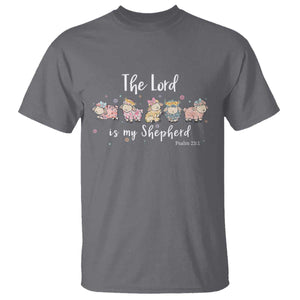 The Lord Is My Shepherd T Shirt Christian Easter Day Religious Sheep TS11 Charcoal Print Your Wear