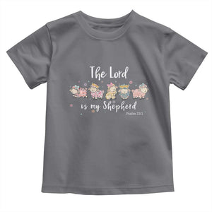 The Lord Is My Shepherd Toddler T Shirt Christian Easter Day Religious Sheep TS11 Charcoal Print Your Wear