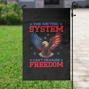 The Metric System Can't Measure Freedom Garden Flag Funny Patriotic Eagle 4th of July USA Flag TS02 Print Your Wear