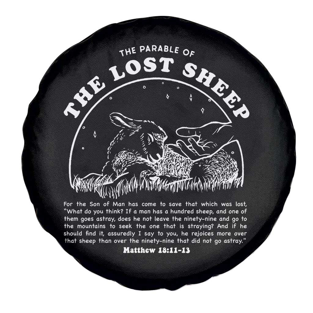 The Parable Of The Lost Sheep Spare Tire Cover Christian Bible Verse TS11 Print Your Wear