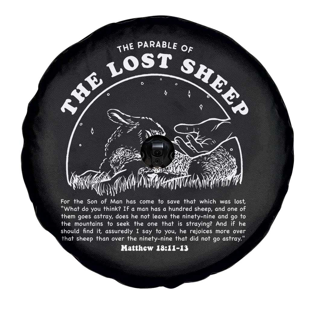 The Parable Of The Lost Sheep Spare Tire Cover Christian Bible Verse TS11 Print Your Wear