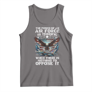 The Power Of An Air Force Is Terrific When There Is Nothing To Oppose It Tank Top Veteran Winston Churchill Quote TS11 Deep Heather Print Your Wear