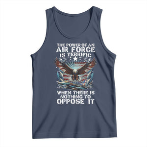 The Power Of An Air Force Is Terrific When There Is Nothing To Oppose It Tank Top Veteran Winston Churchill Quote TS11 Navy Print Your Wear