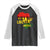 They Not Like Us Juneteenth 1865 Raglan Shirt Afrocentric Africa Map Black Pride TS02 Black White Print Your Wear