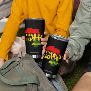 They Not Like Us Juneteenth 1865 Tumbler Cup Afrocentric Africa Map Black Pride TS02 Print Your Wear