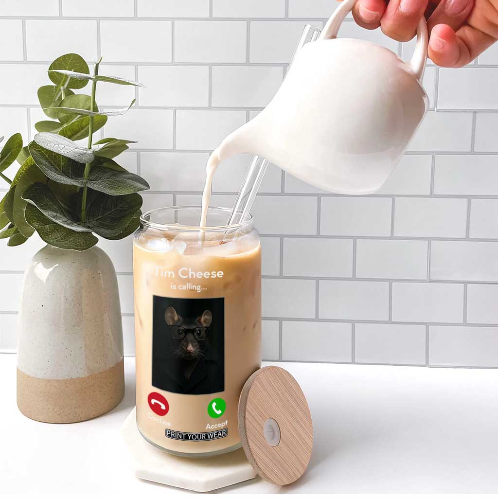 Tim Cheese Is Calling Glass Can Funny Decline Or Accept Meme TS02 Print Your Wear