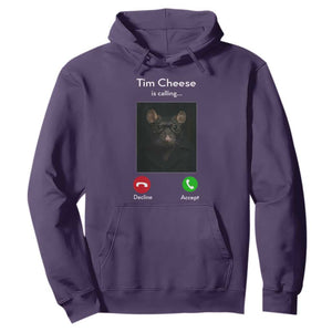 Tim Cheese Is Calling Hoodie Funny Decline Or Accept Meme TS02 Purple Print Your Wear
