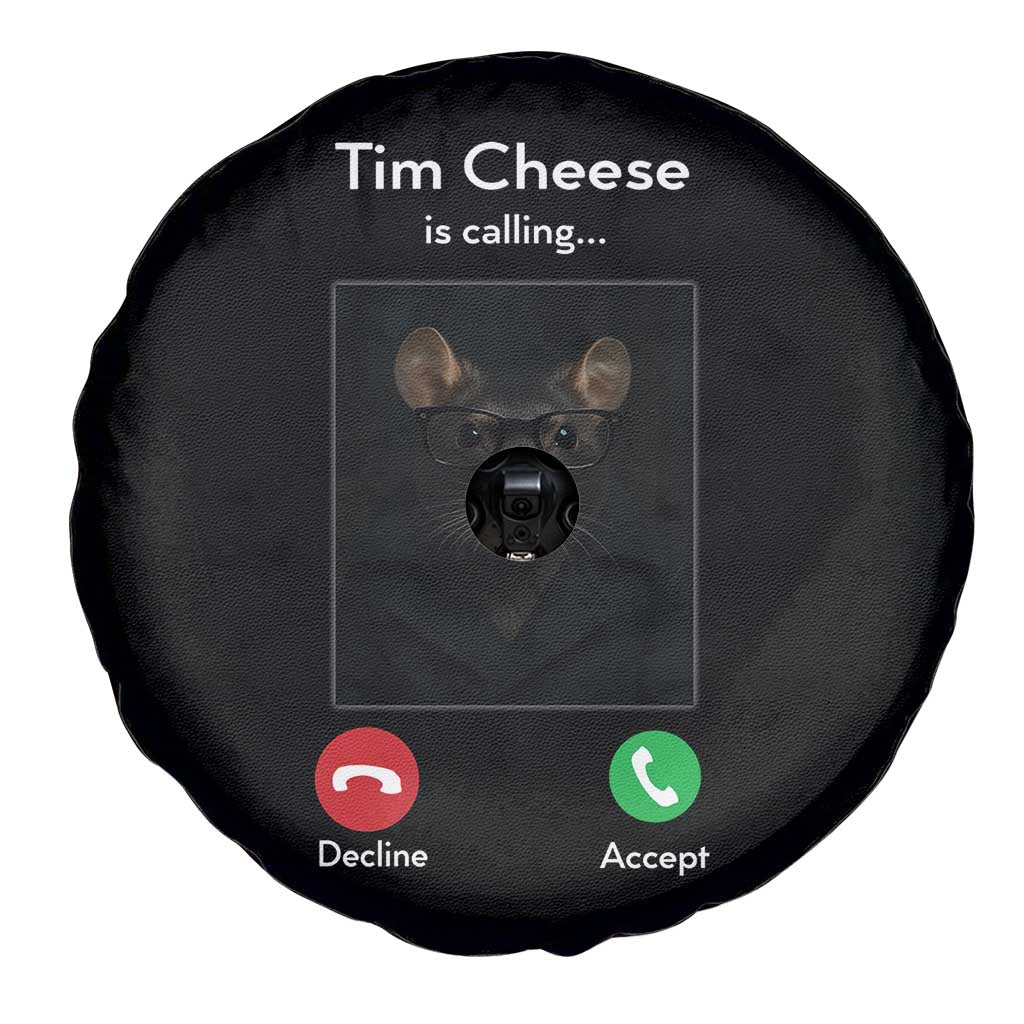 Tim Cheese Is Calling Spare Tire Cover Funny Decline Or Accept Meme TS02 Print Your Wear
