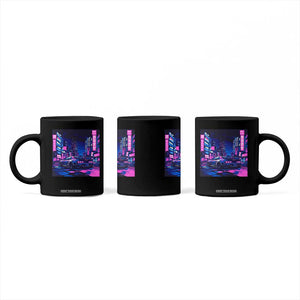 Tokyo Night Drive Coffee Mug Retro Futuristic JDM Street Racing Aesthetic TS09 Print Your Wear