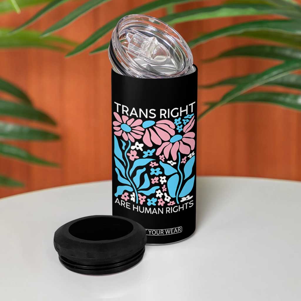 Trans Rights 4 in 1 Can Cooler Tumbler Protect Trans Social Justice LGBT TS10 Print Your Wear