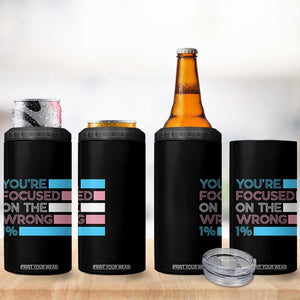 Trans Rights 4 in 1 Can Cooler Tumbler Transgender LGBTQ Queer Pride Ally Social Justice TS10 Print Your Wear