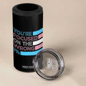 Trans Rights 4 in 1 Can Cooler Tumbler Transgender LGBTQ Queer Pride Ally Social Justice TS10 Print Your Wear