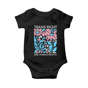Trans Rights Baby Onesie Protect Trans Social Justice LGBT TS10 Black Print Your Wear
