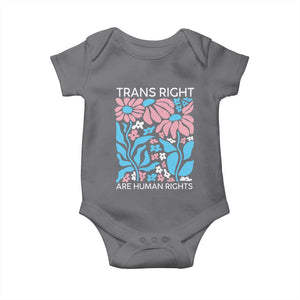 Trans Rights Baby Onesie Protect Trans Social Justice LGBT TS10 Charcoal Print Your Wear